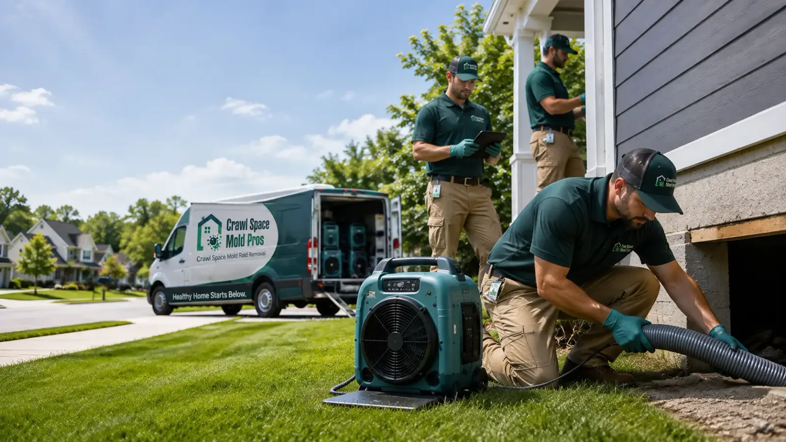 Crawl Space Mold Removal in Charlotte, TX